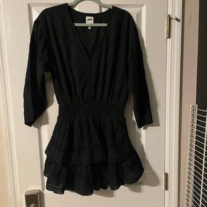 Aerie rock n ruffle mini dress